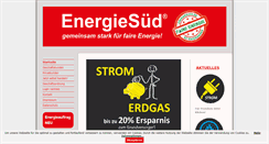 Desktop Screenshot of energiesued.de